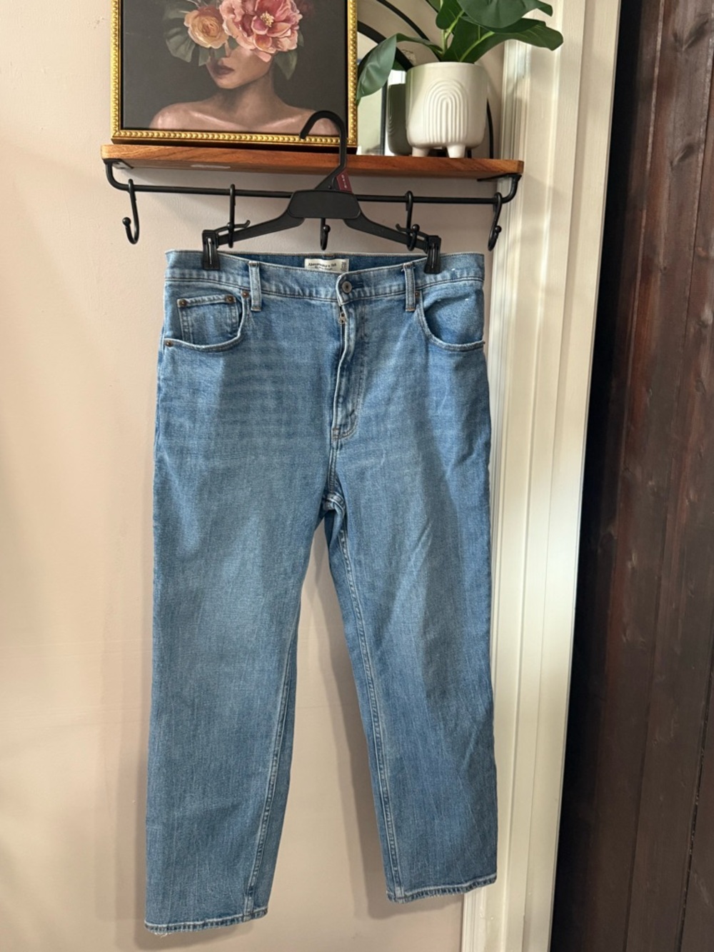 Abercrombie & Fitch Ankle Straight Ultra High Rise Womens Jeans size 31 (12)